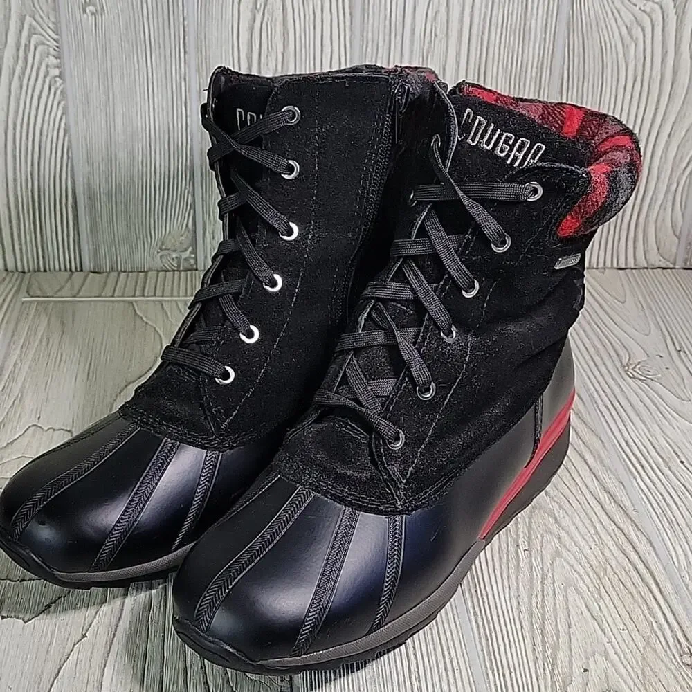 Cougar Suede Waterproof Canada Totem Duck Toe Boots Womens Size 8